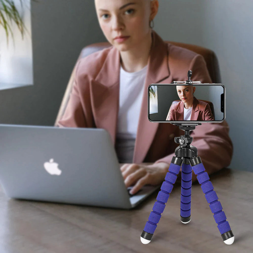 Tripod for Phone Flexible Sponge Octopus Mini Tripod for Iphone Mini Camera Tripod Phone Holder Clip Stand Tripod for Phone Flexible Sponge Octopus Mini Tripod for Iphone Mini Camera Tripod Phone Holder Clip Stand